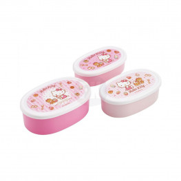 Hello Kitty Set of 3 Lunch Box Sweety pink